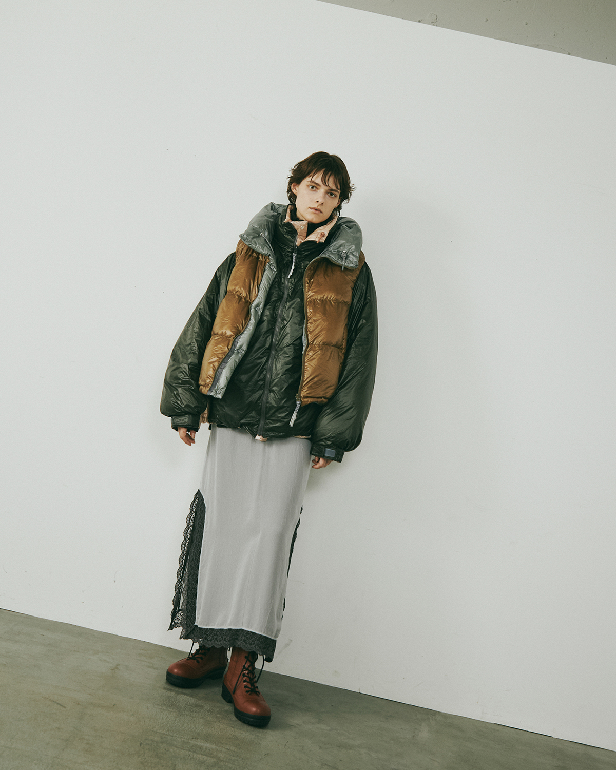 beautiful people × NANGAのコラボレーションダウン第2弾