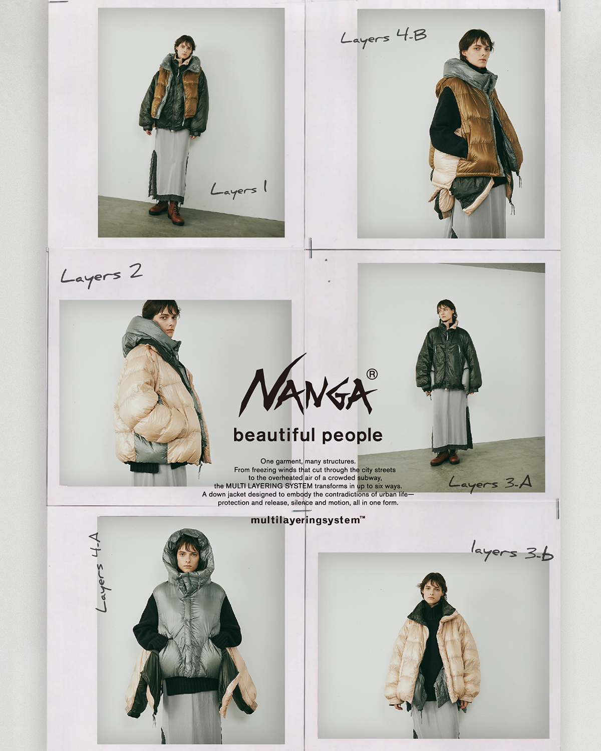 ●未使用●beautiful people●ダウンジャケット beautiful people × NANGAのコラボレーションダウン第2弾