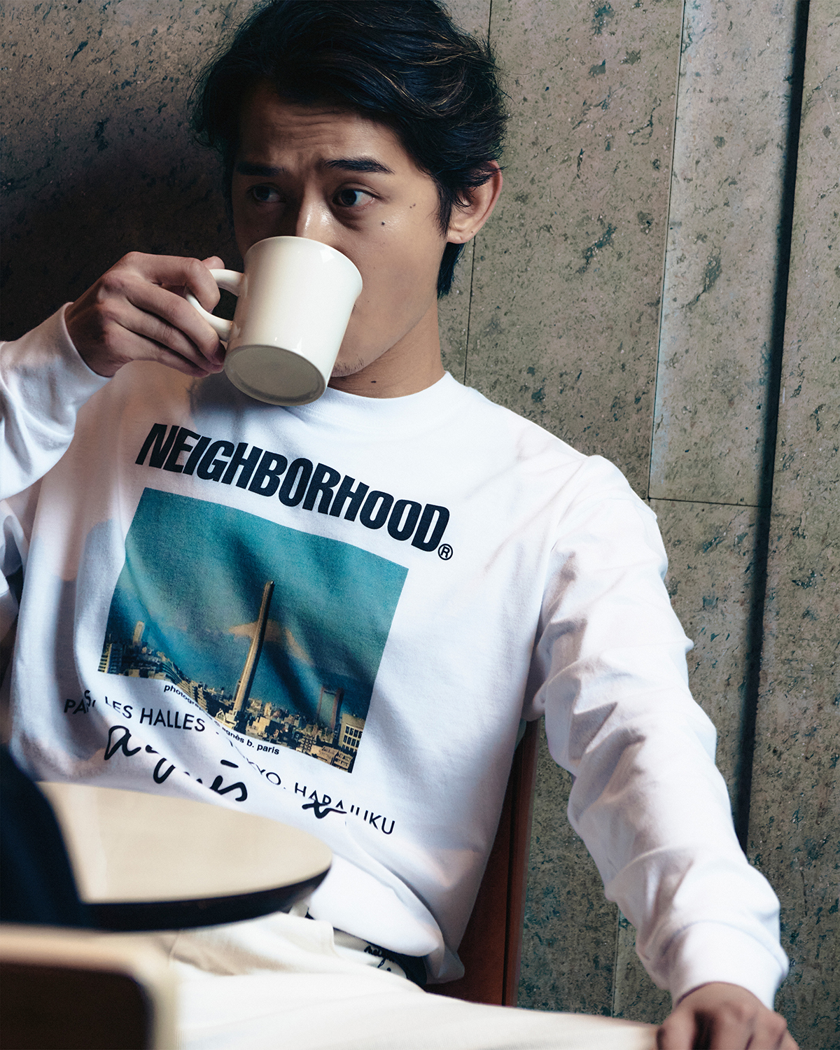 NEIGHBORHOOD. agnès b. コラボtシャツ NEIGHBORHOODとagnes b.がコラボレーション