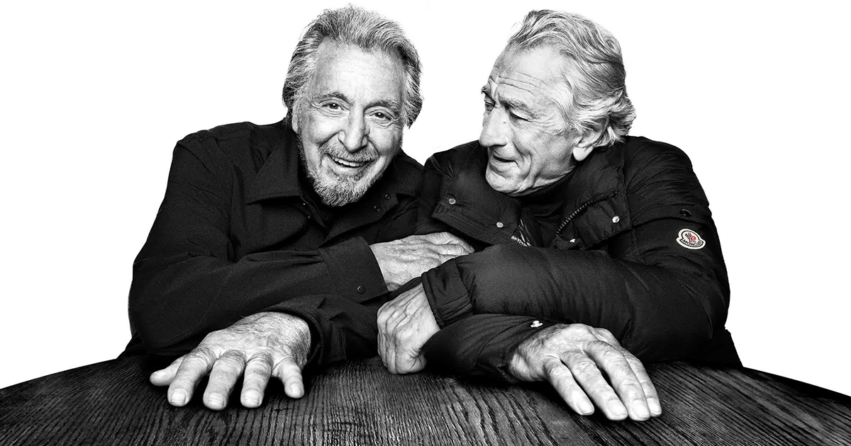 アル．パチーノ＆ロバート．デ．ニーロ アル・パチーノとロバート・デ・ニーロが共演したMONCLERの