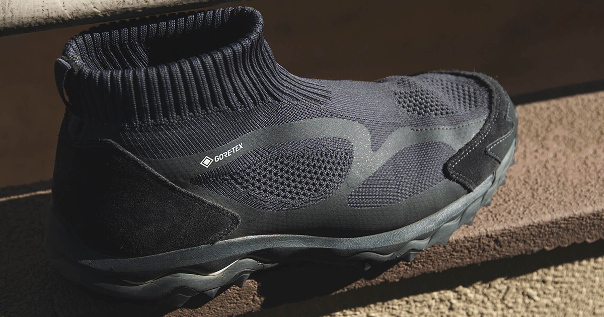 MIZUNO × nonnative『WAVE MUJIN TL MID GTX nonnative』のブラック