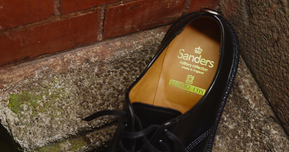 SANDERSとGEORGE COXのコラボレーションシューズ