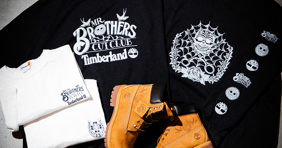TimberlandとMR.BROTHERS CUT CLUBのコラボレーションアイテムが11月1 
