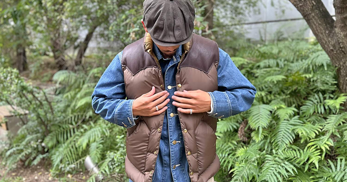 スタンダードカリフォルニア　キルティングベスト M スタンダード カリフォルニア キルティング ベスト | STANDARD