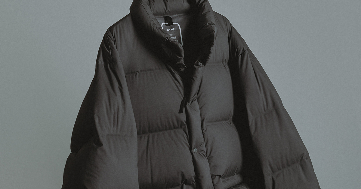 HYKE for BIOTOPの『PERTEX® DOWN JACKET EX』