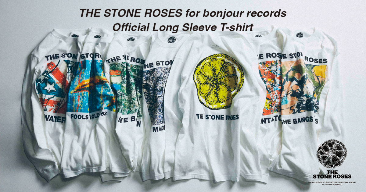 The Stone Roses×bonjourのTシャツ発売
