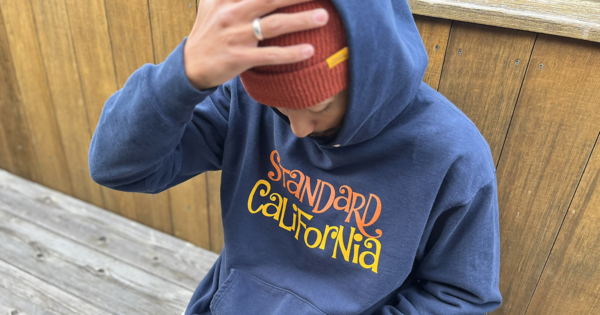 SD US Cotton Logo Hood Sweat XL週末限定値下げ Standard Californiaの直営店限定フーディー『SD US Cotton Logo Hood