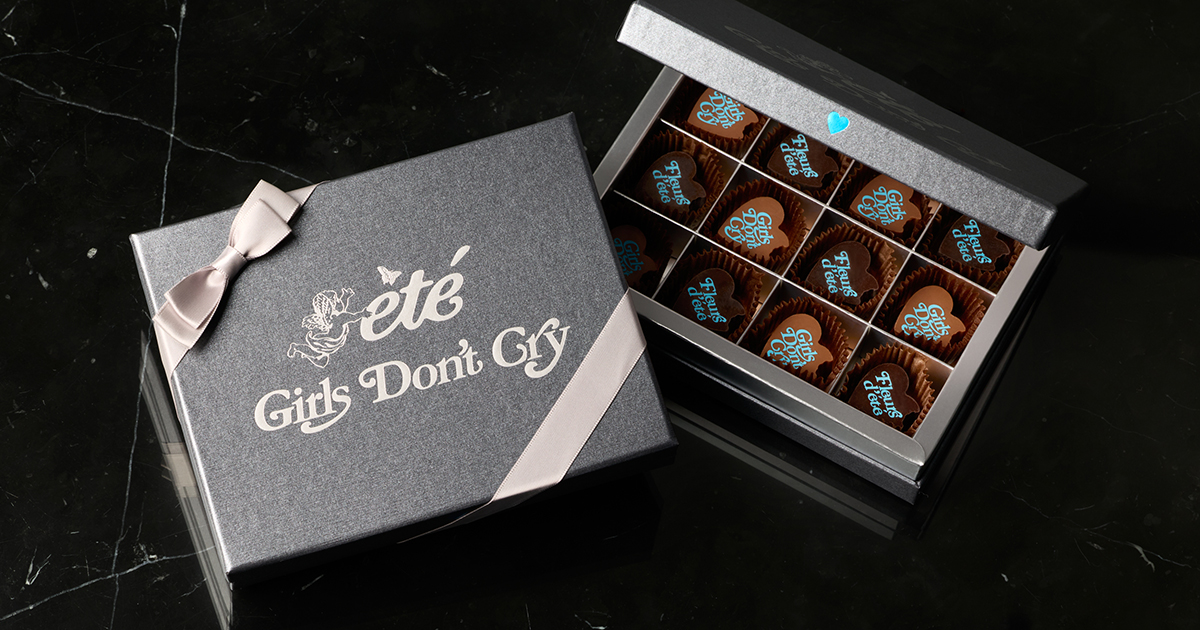 Girls Don't Cry × étéのコラボレーションチョコレートが新たな