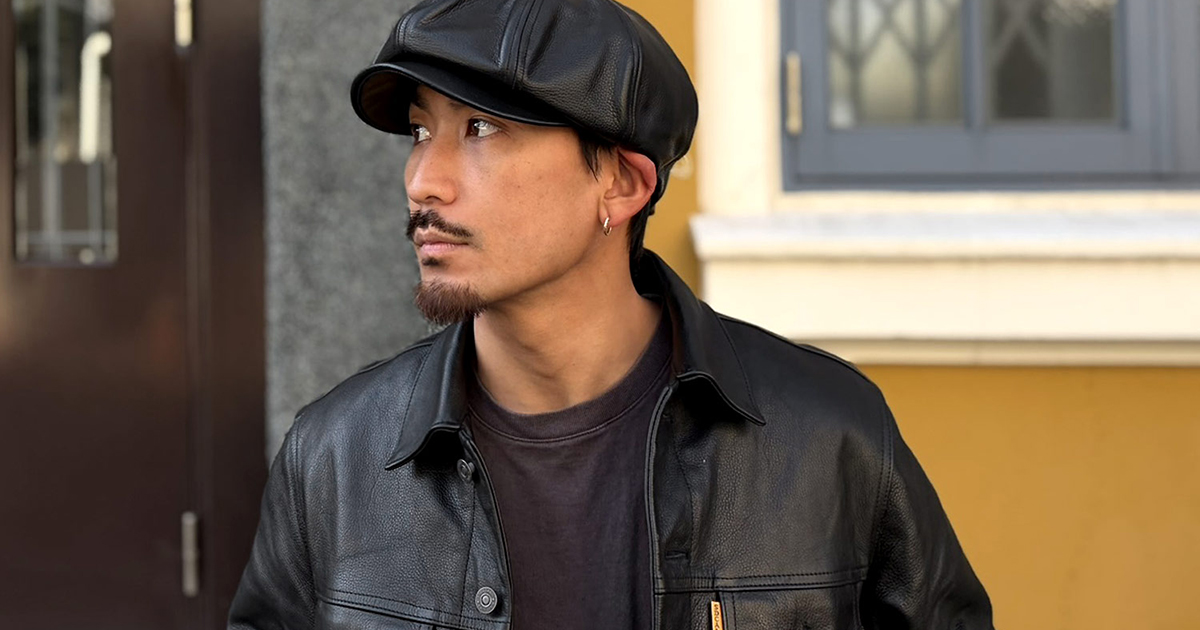 Standard Californiaのニュースボーイキャップ