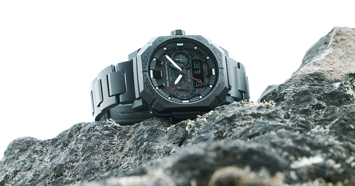 White Mountaineering × CASIO PRO TREKの第2弾が2月20日に発売