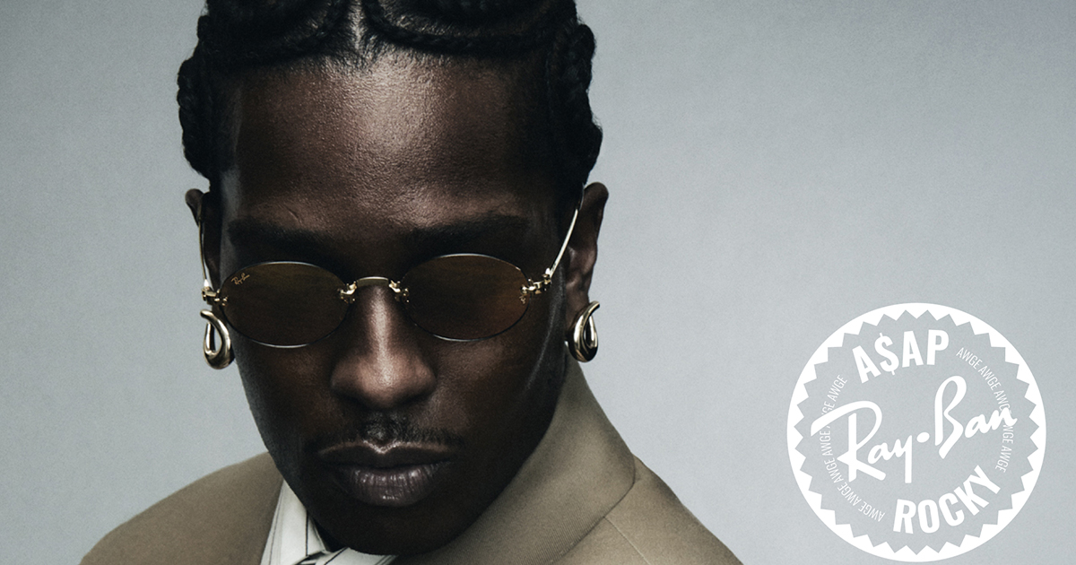 A$AP Rocky × Ray-Banのメタルコレクション