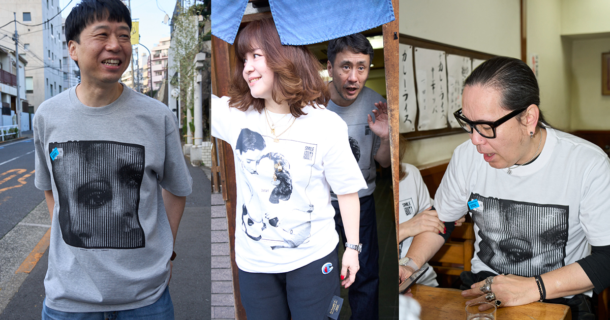 河村康輔United Athle Lサイズ Tシャツ United Athleと河村康輔によるコラボレーションTシャツが千駄ヶ谷の