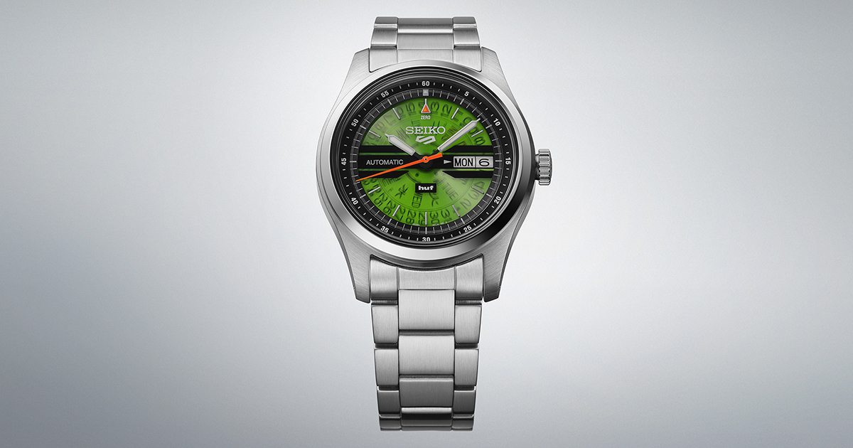 HUF × Seiko 5 Sportsの第3弾が3月6日に発売