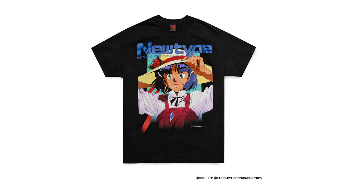 GEEKS RULEとアニメ誌『Newtype』によるコラボレーションTシャツが3月 
