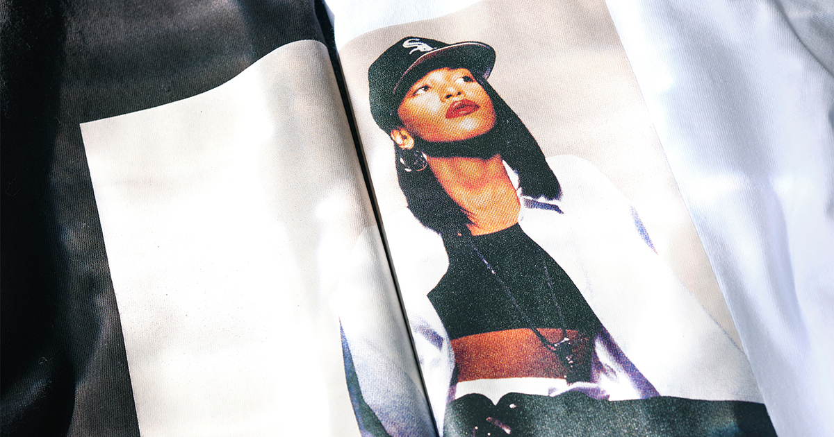 sacaiからAaliyahのフォトアイテムがリリース