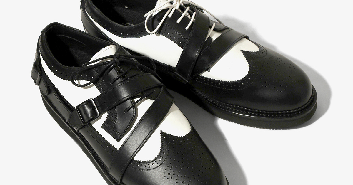 ENGINEERED GARMENTS × SUICOKEのウィングチップシューズ