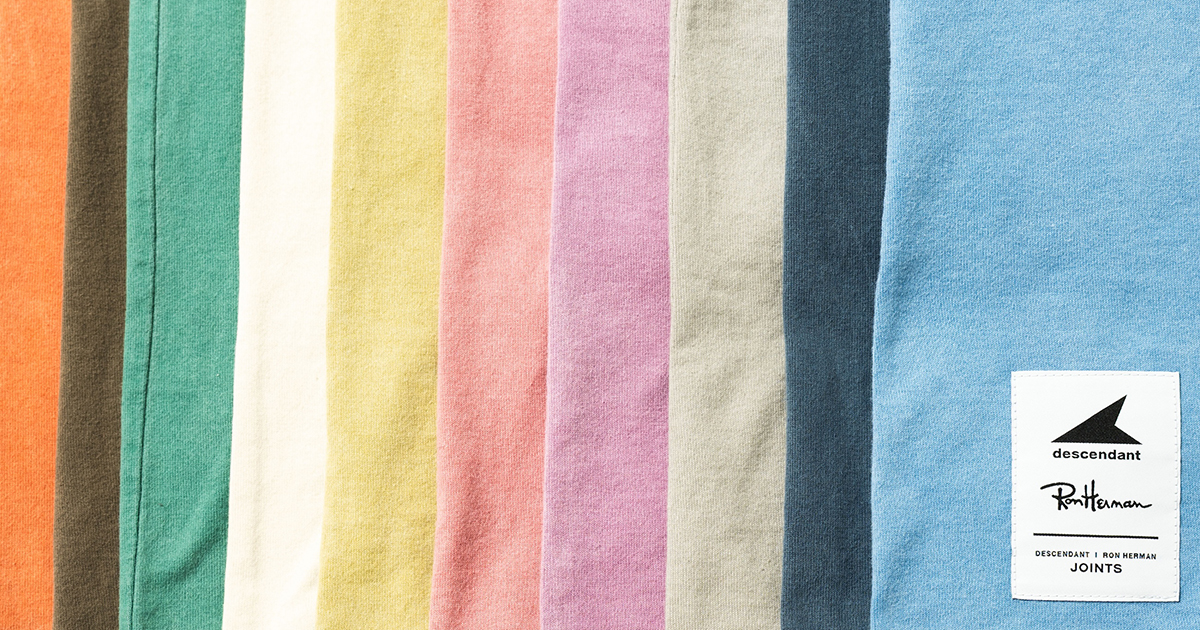 DESCENDANT for Ron Hermanの『Pigment Dye Collection』
