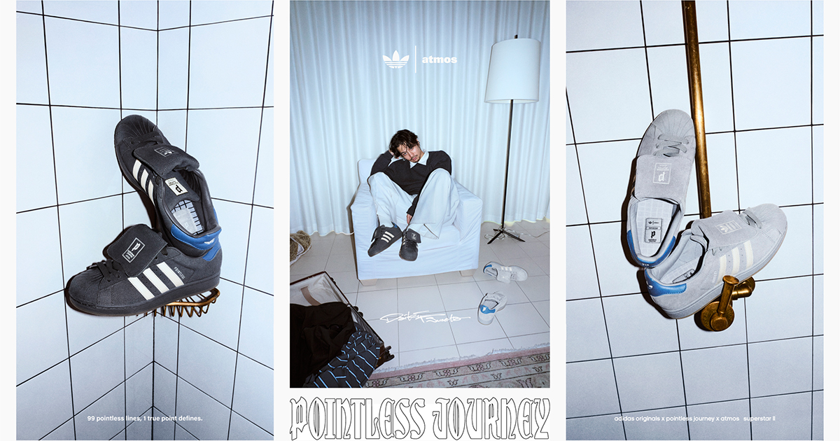 常田大希の主宰するPOINTLESS JOURNEY、adidas Originals、atmosによる