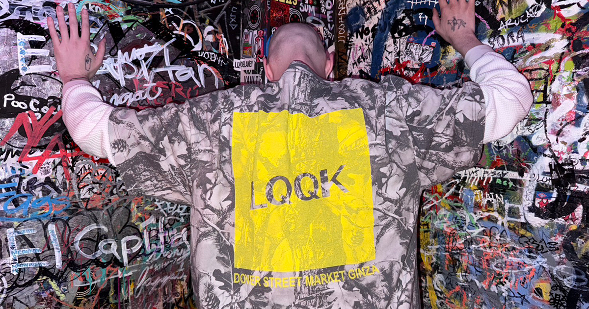 LQQK StudioからDOVER STREET MARKET GINZAの別注アイテムが4月18日に
