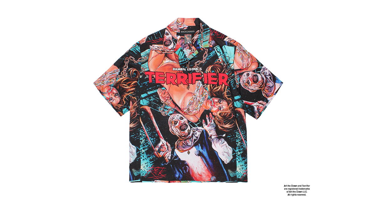 WACKO MARIAと『Terrifier』の新作コラボレーションアイテムが4月18日