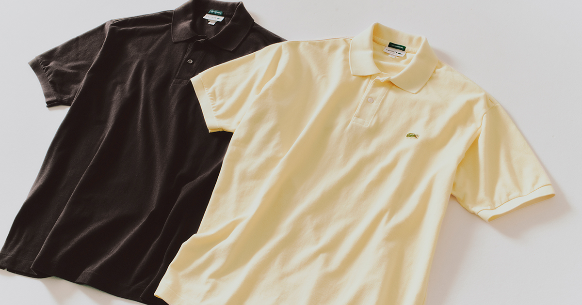 LACOSTE for BIOTOPのポロシャツが7月11日に発売