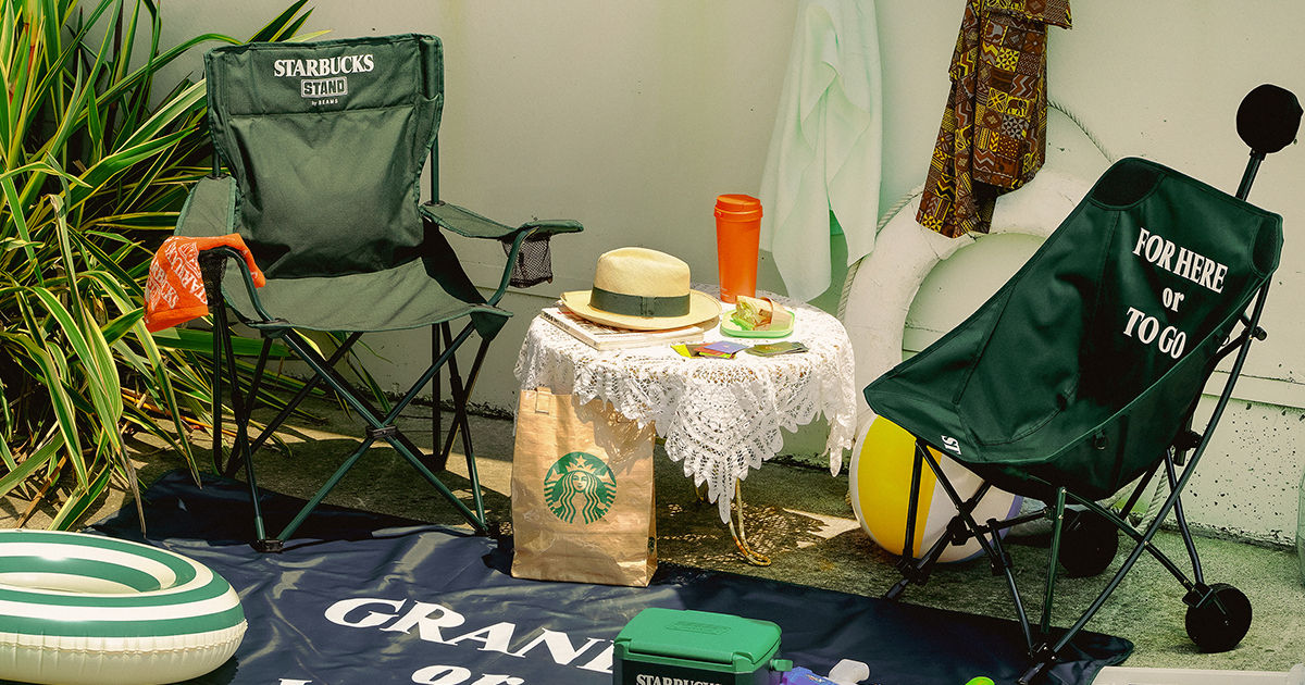 STARBUCKS STAND by BEAMSとColemanのコラボレーションアイテムが7月17