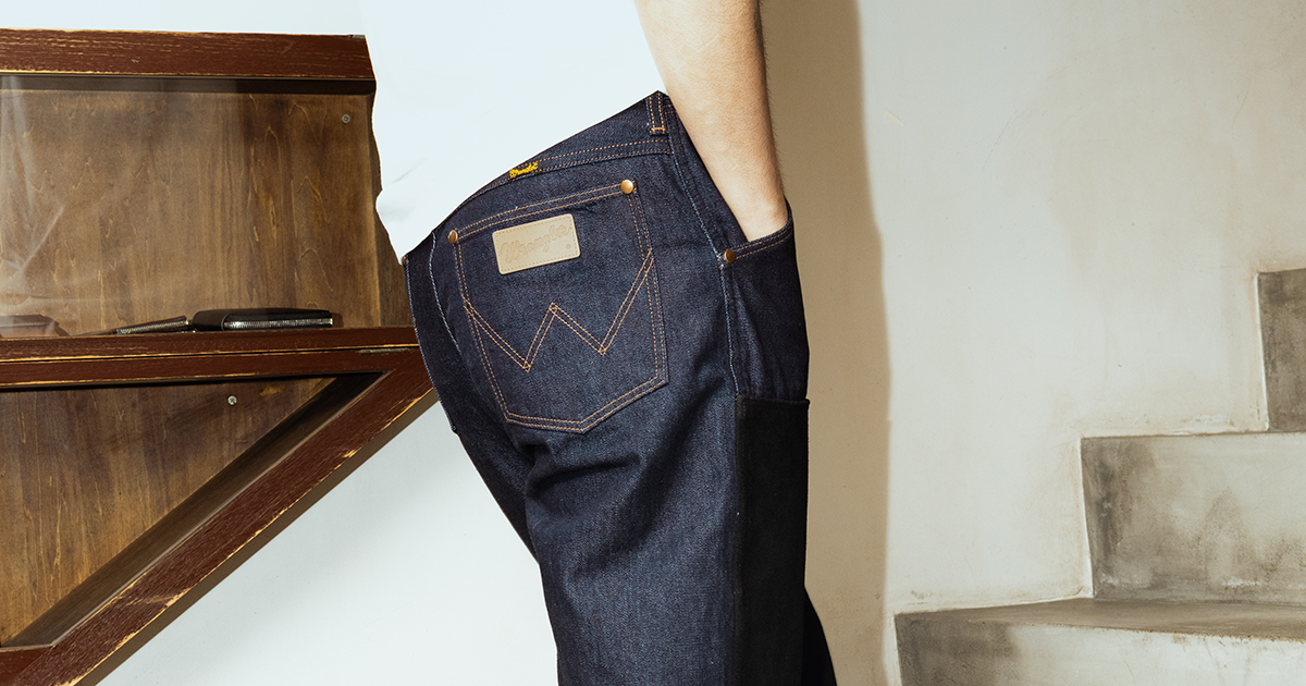 Wrangler for WILD LIFE TAILORのダブルニージーンズ