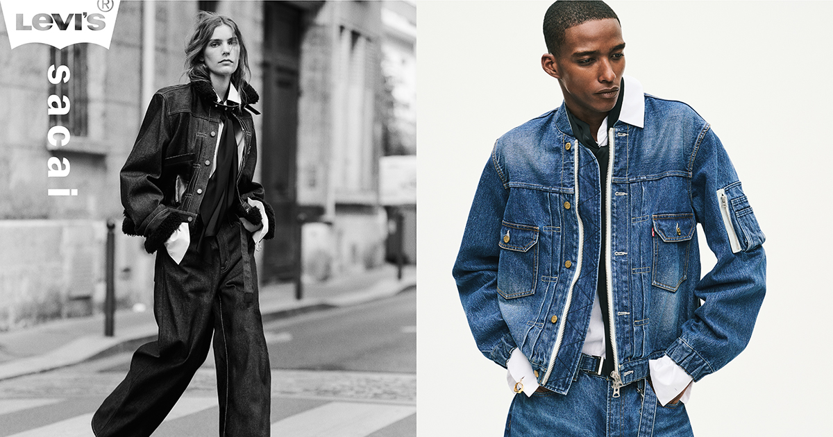 Levi's®とsacaiの新たなコラボレートコレクションが10月1日に発売